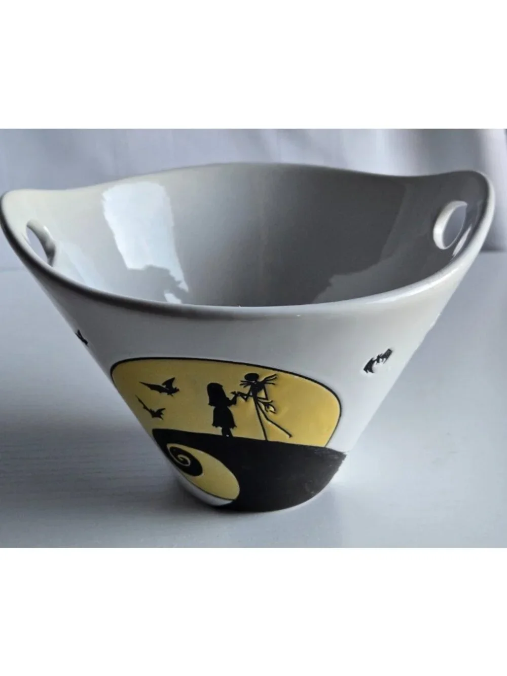 Disney Nightmare Before Christmas Jack Skellington Ramen Noodle Bowl Halloween
